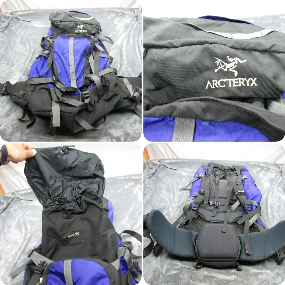 Arcteryx Bora 90L Backpack Blue Camping Expedition DISCONTINUED RARE Vintage 90s